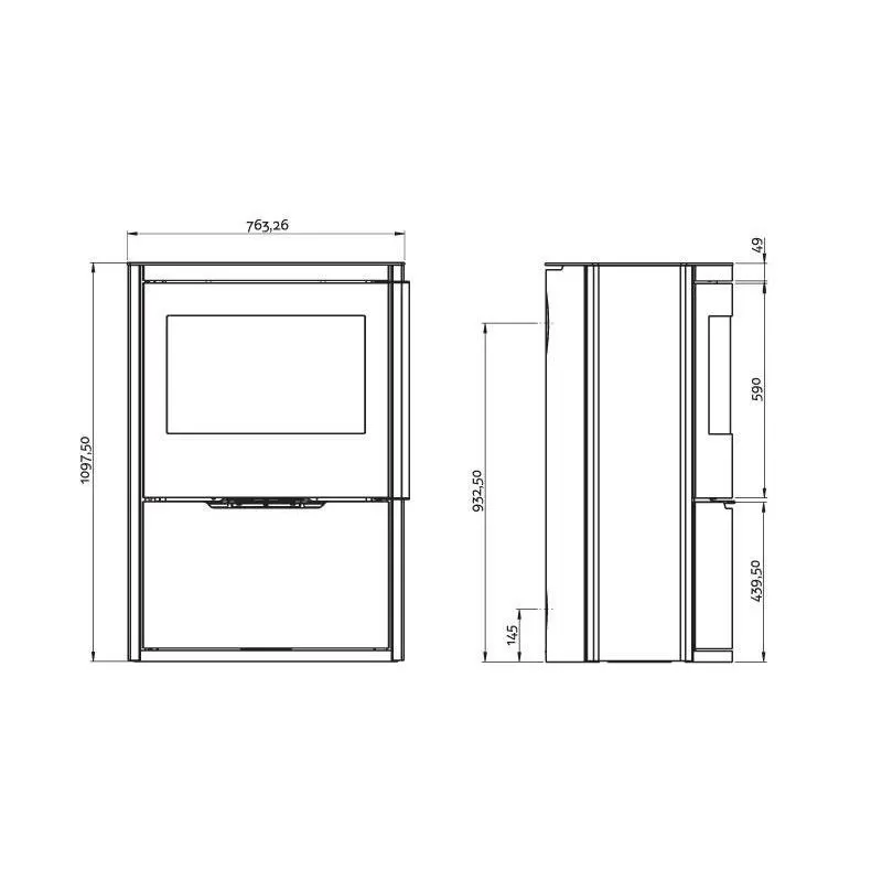 Poêle à bois – O1 XL- EMBER – Image 7