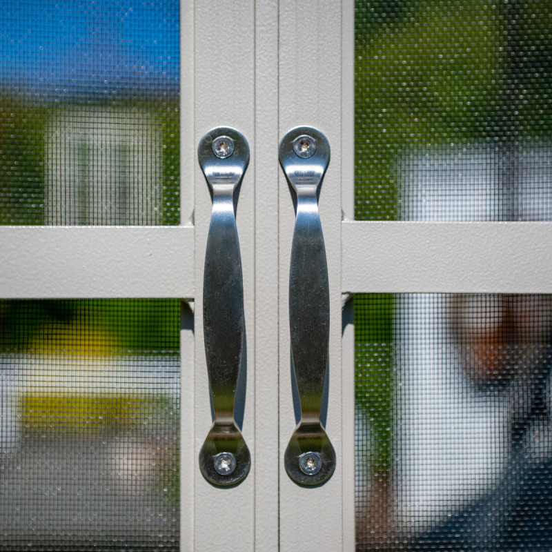 Pavillon Striano 362x298cm en aluminium et acier galvanisé avec moustiquaires – Image 9