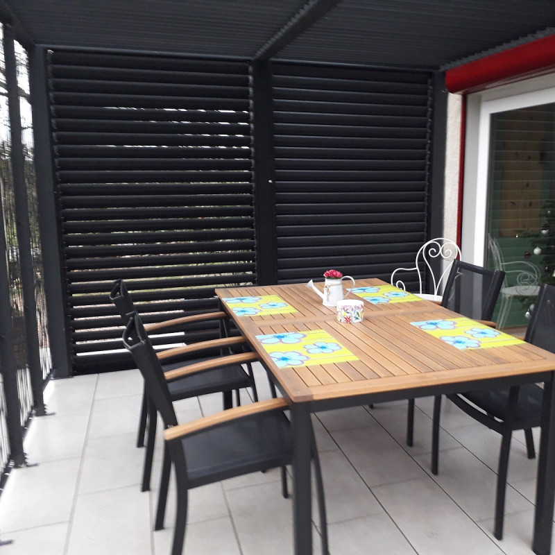 pavillon-adosse-charlestone-309x502cm-en-aluminium-et-acier-galvanise-sojag – Image 9