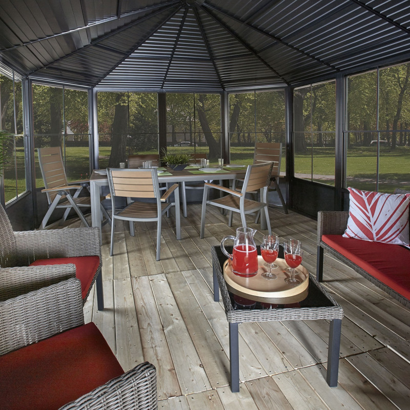 pavillon-charlestone-384x482cm-en-aluminium-et-acier-galvanise-sojag 222 – Image 6