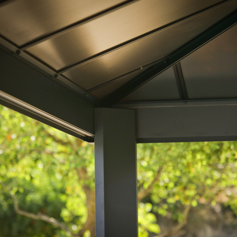 pergola-bioclimatique-aluminium-anthracite-1080m-toit-avec-lames-ovales-5-panneaux-moucharabieh-gris-pour-cote-360m-habrita …. – Image 7