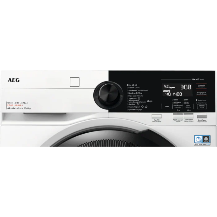 9000 AbsoluteCare® - Lave-linge séchant Pompe à chaleur 10 kg – Image 2