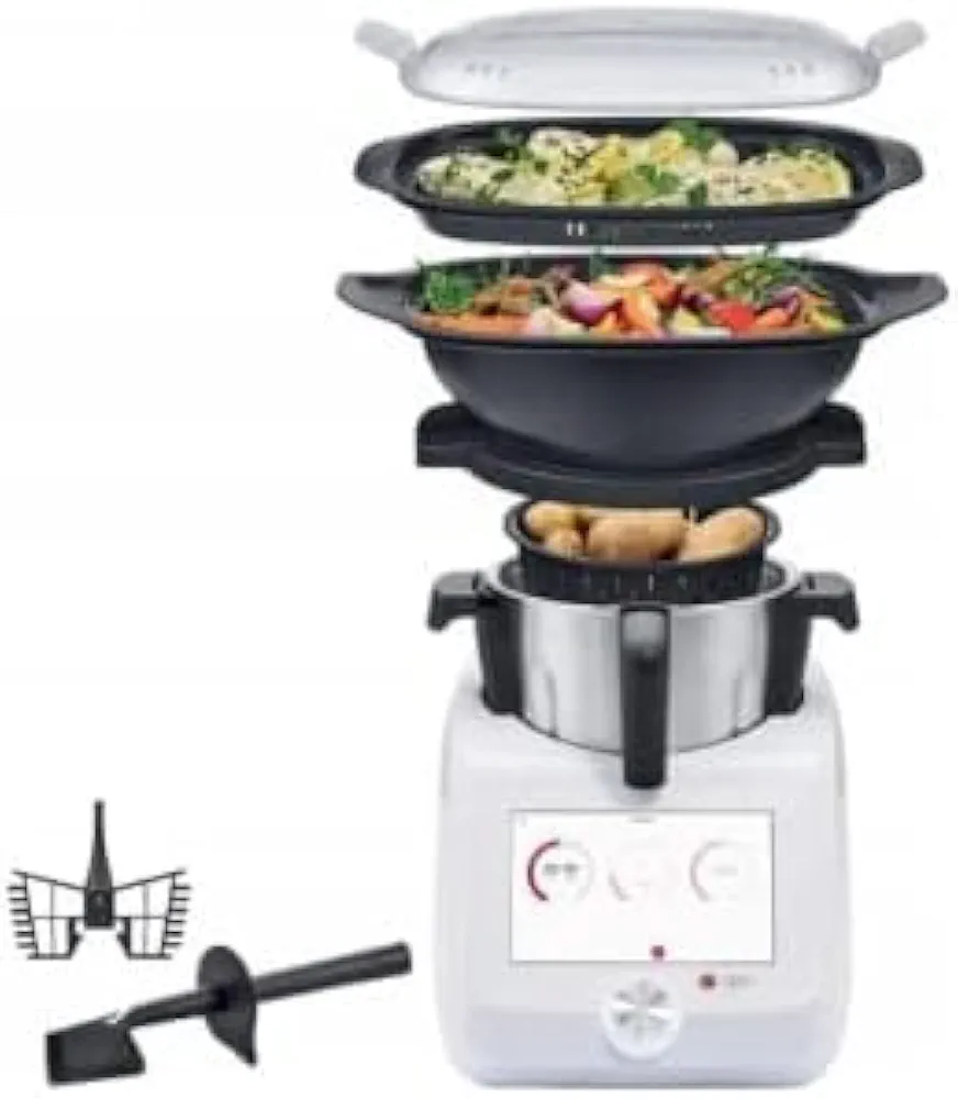 SILVERCREST - Monsieur Cuisine Smart robot multifonctions 1000W Blanc – Image 2