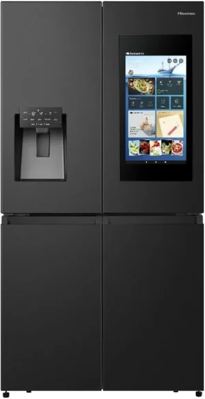 FRIGO SBS 4P 585LT H179-L91 NF NERO DISPENSER WIFI SCHERMO INTELLIGENT