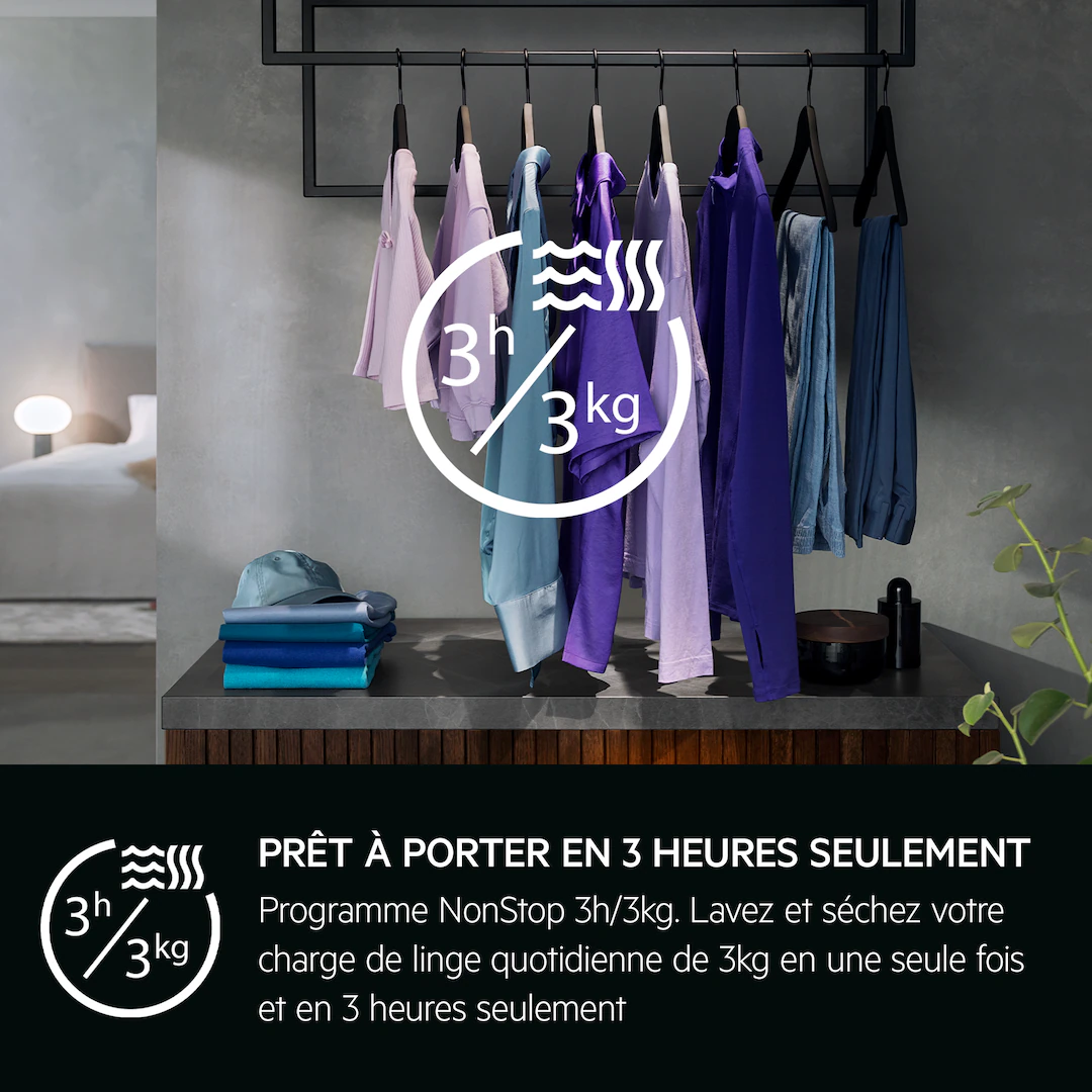 9000 AbsoluteCare® - Lave-linge séchant Pompe à chaleur 10 kg – Image 4